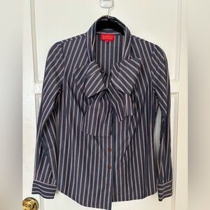 Vivienne Westwood Red Label big bow tie blouse size 1